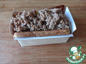 Корейский сэндвич с фаршем из индейки