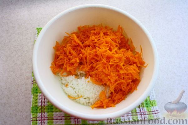 Котлеты из риса с тыквой
