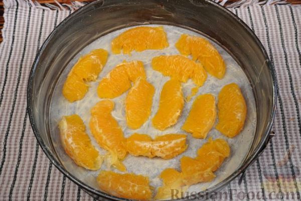 Клафути с апельсинами и грецкими орехами
